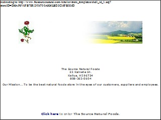 Web site www.thesourcenatural.com, Source Natural Foods