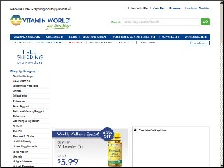 Web site www.vitaminworld.com, Vitamin World -- In-Store Shopping or Curbside Pickup